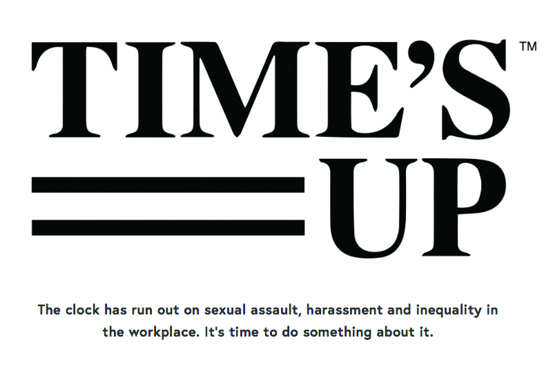 Time’s Up Now encourages men and women to speak up against harassment in an effort to bring equality to the workplace.