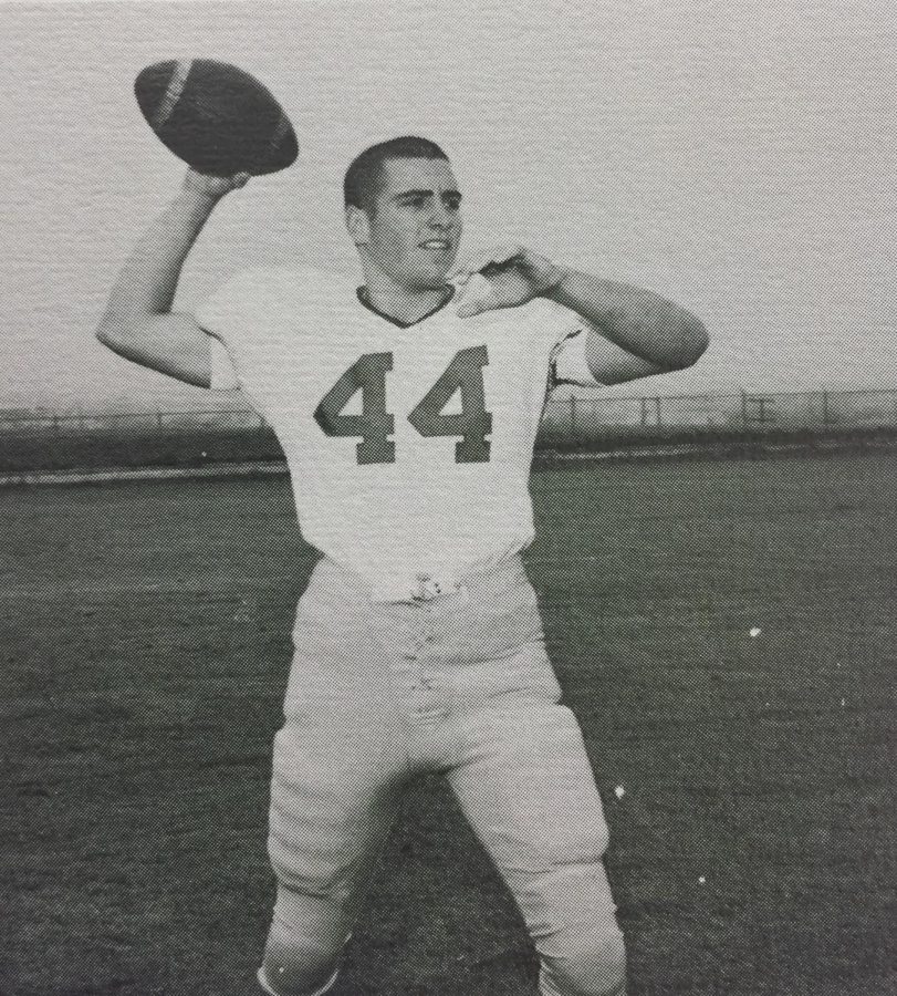 Jim Walsh ’68 played football and ran track.