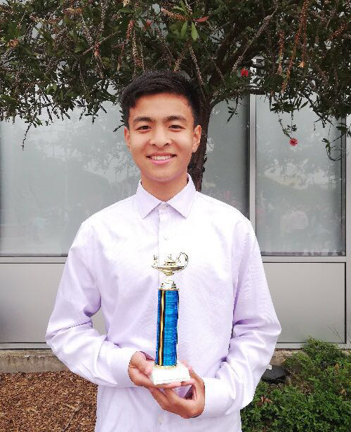 Michael Gray ’20 and Joshua Kao ’22 both won speech competitions this spring.