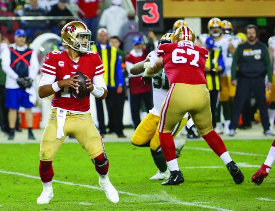 Jimmy+Garoppolo+has+led+the+49ers+to+an+11-2+record+as+of+press+time.