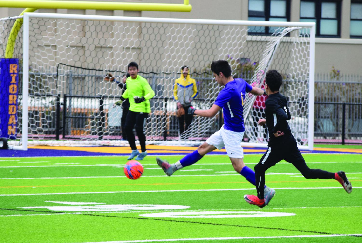 Riordan’s soccer team has started this season strong on the home field.