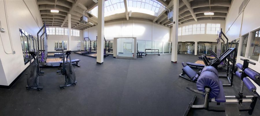 The new weight room is nearly finished, and athletes are eager to use it.
