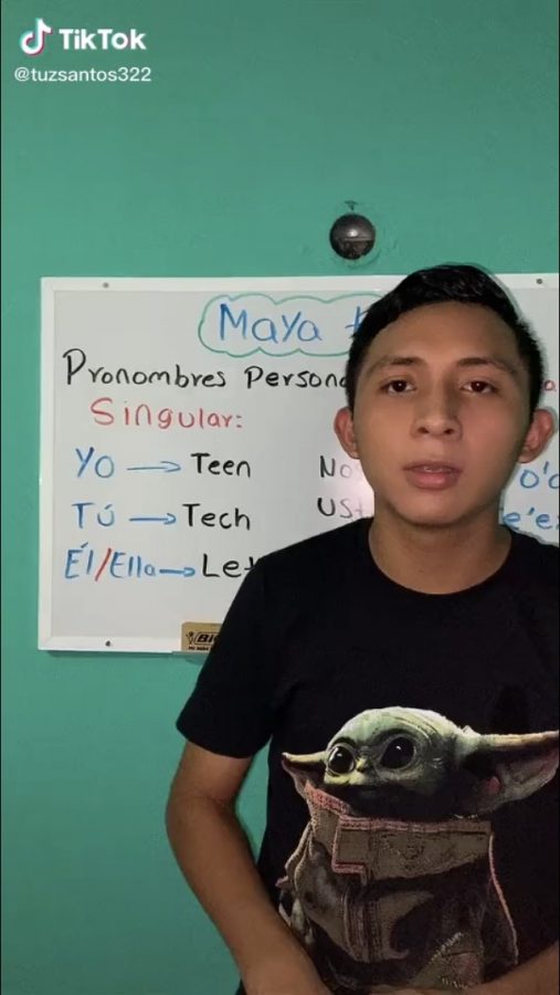 Tuz Santos started teaching the Mayan language using TikTok during the pandemic.