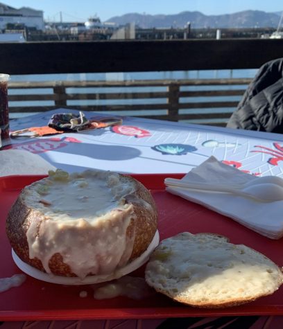 Clam chowder in a French bread bowl is a San Francisco tradition, whether you are a native or a tourist. 