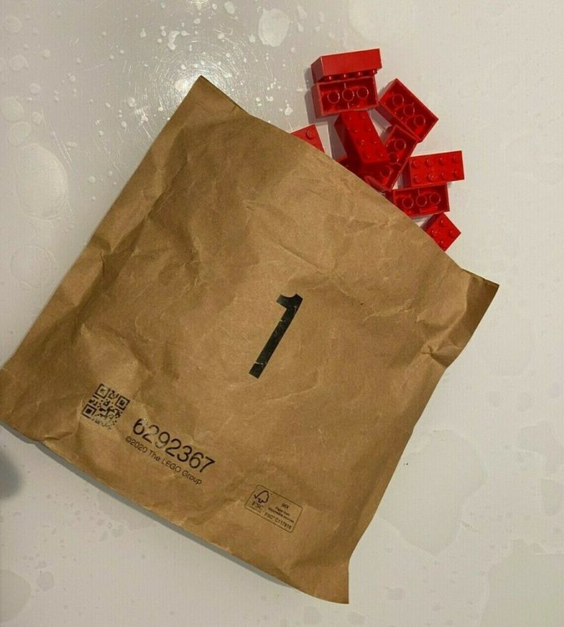 Lego has ditched plastic bags and opted for the environmentally friendly paper instead.
