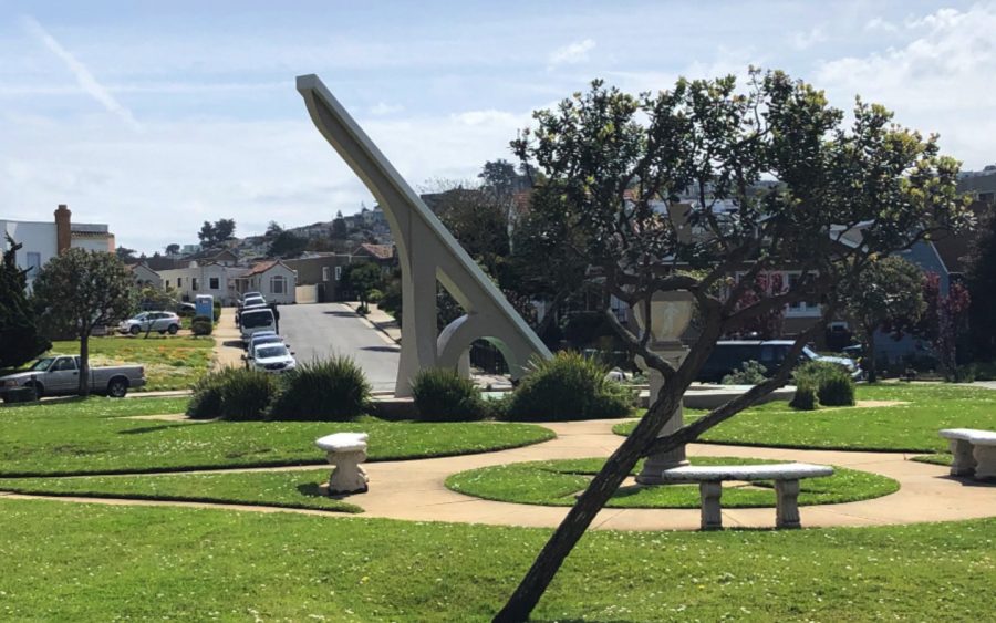 The Ingleside Terraces Sundial, at Entrada Court and constructed in 1913, is under consideration for being designated as a historic landmark. It was built at the time the neighborhood was developed, and at the time, was the largest sundial in the world.