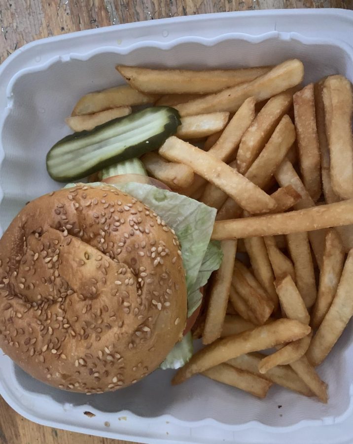Burger+Boards+meatless+burger+was+overpriced+and+under+seasoned.+