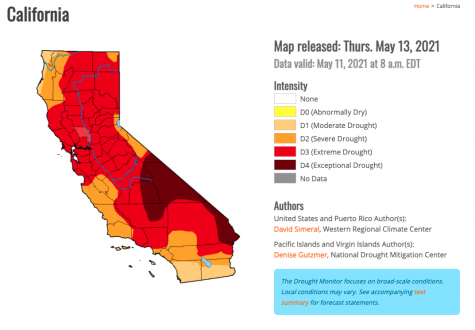 Almost all of the counties in California are under severe drought conditions or worse 