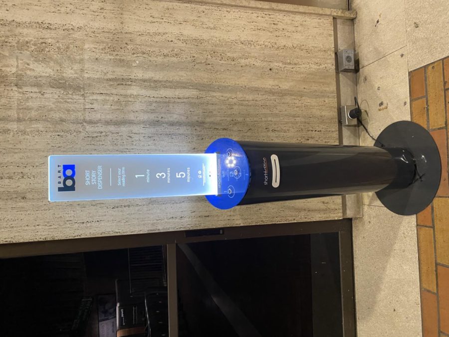 These new short story dispensers at various BART stations, like Balboa Park Station, offer readers a wonderful distraction from the commotion of traveling.