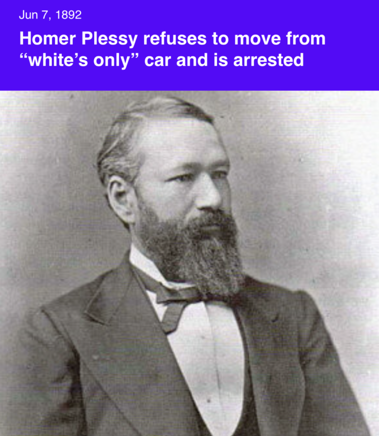 Click here for an interactive timeline on the Plessy v. Ferguson case. 