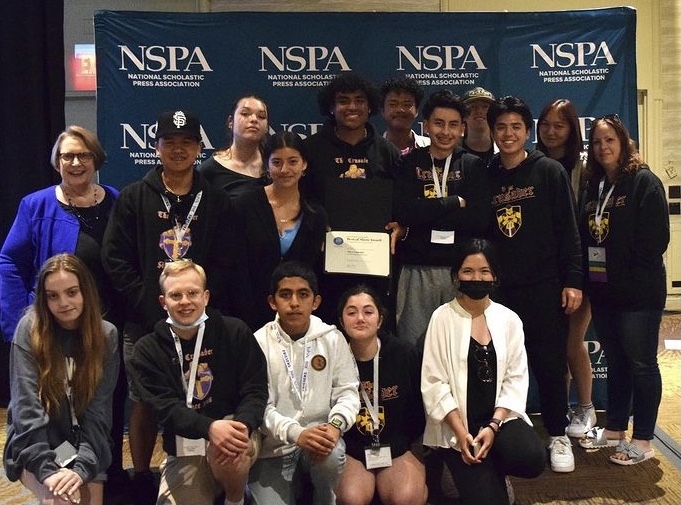 The Crusader newspaper won several awards at the national convention in Los Angeles, including placing 5th in the Best of Show.