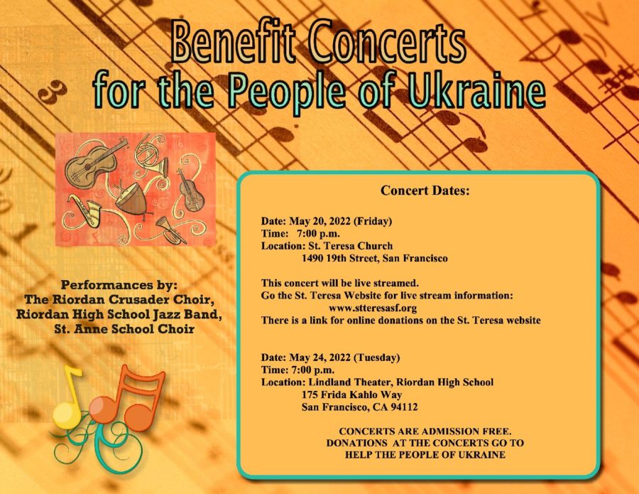 Ukraine Concert Flyer 2022