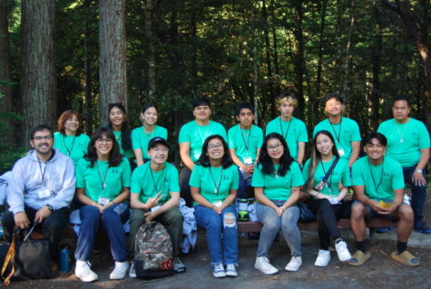 The 2022-2023 ARHS LIFE Team at CYO Retreat Center in Occidental, CA 