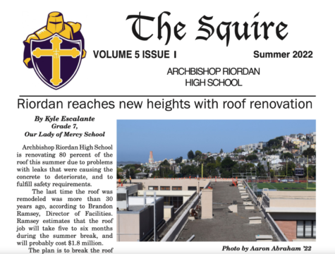 The Squire is produced by members of the Camp Crusader summer journalism program, which consists of students in 5th to 8th grades.