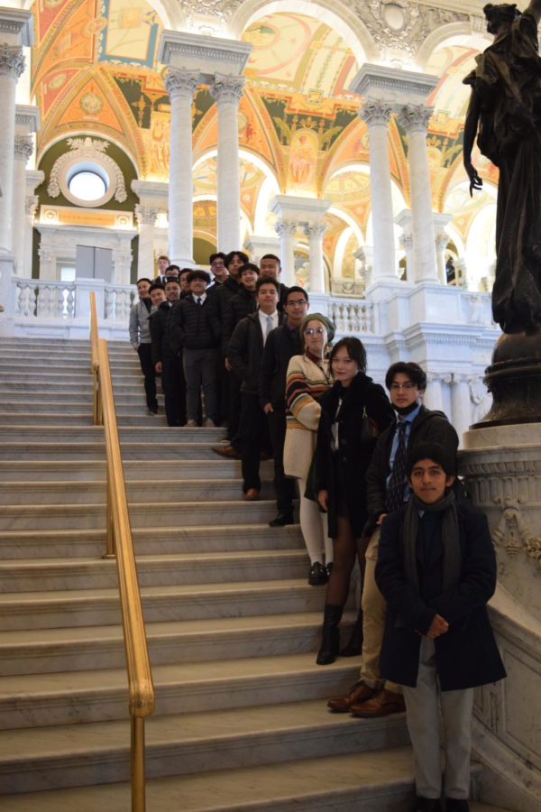 The Library of Congress was one of the many sites students visited in Washington D.C.