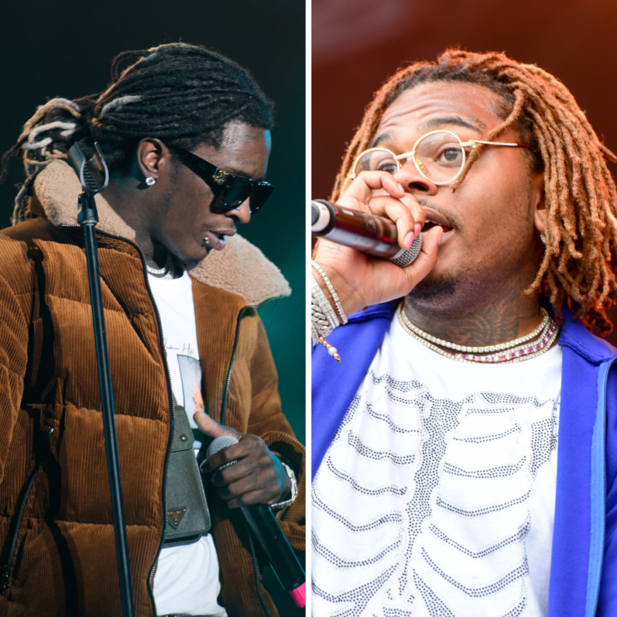 Rappers+Young+Thug+and+Gunna%E2%80%99s+lyrics+were+used+as+evidence+in+court.