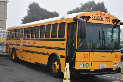 Student athletes will now travel to competitions on a new bus. 