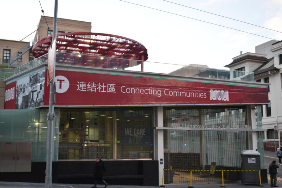 The newly opened Central Subway connects San Franciscos Chinatown to Downtown via MUNI.