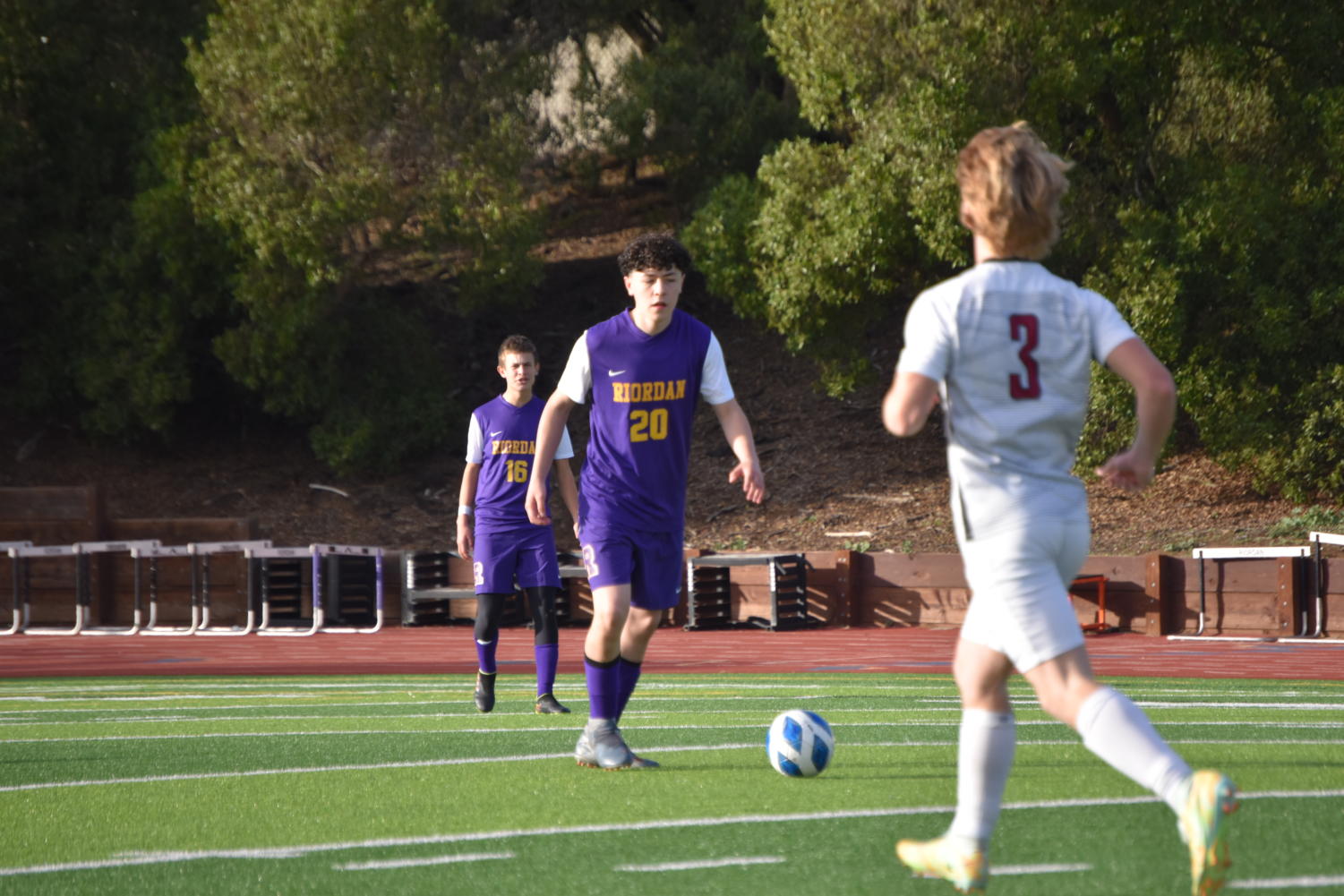 Antonio Olvera ’23 prepares to make a move against a SHP player this season.