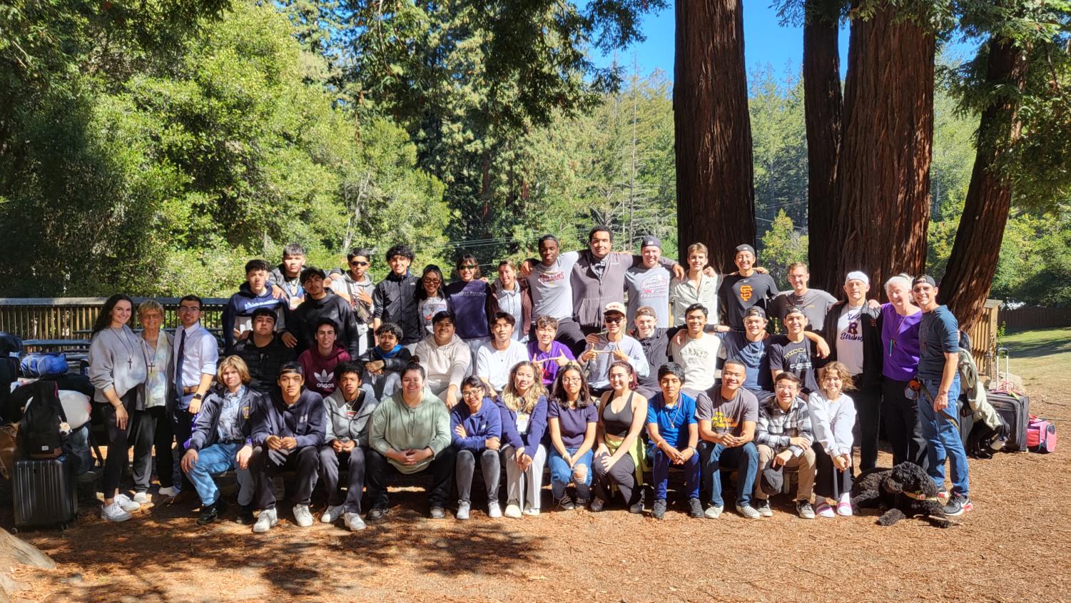 Seniors, teachers, counselors, and alumni leaders participated in four Kairos retreats this year, first with Fall Kairos #107.