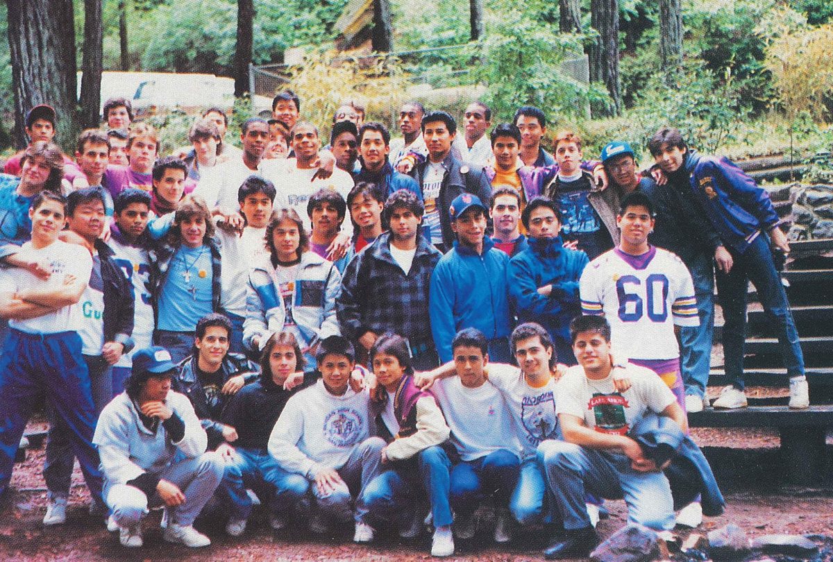 Micheal Vezzali-Pascual ‘88 in Kairos picture from 35 years ago, second row, fourth from the left. 