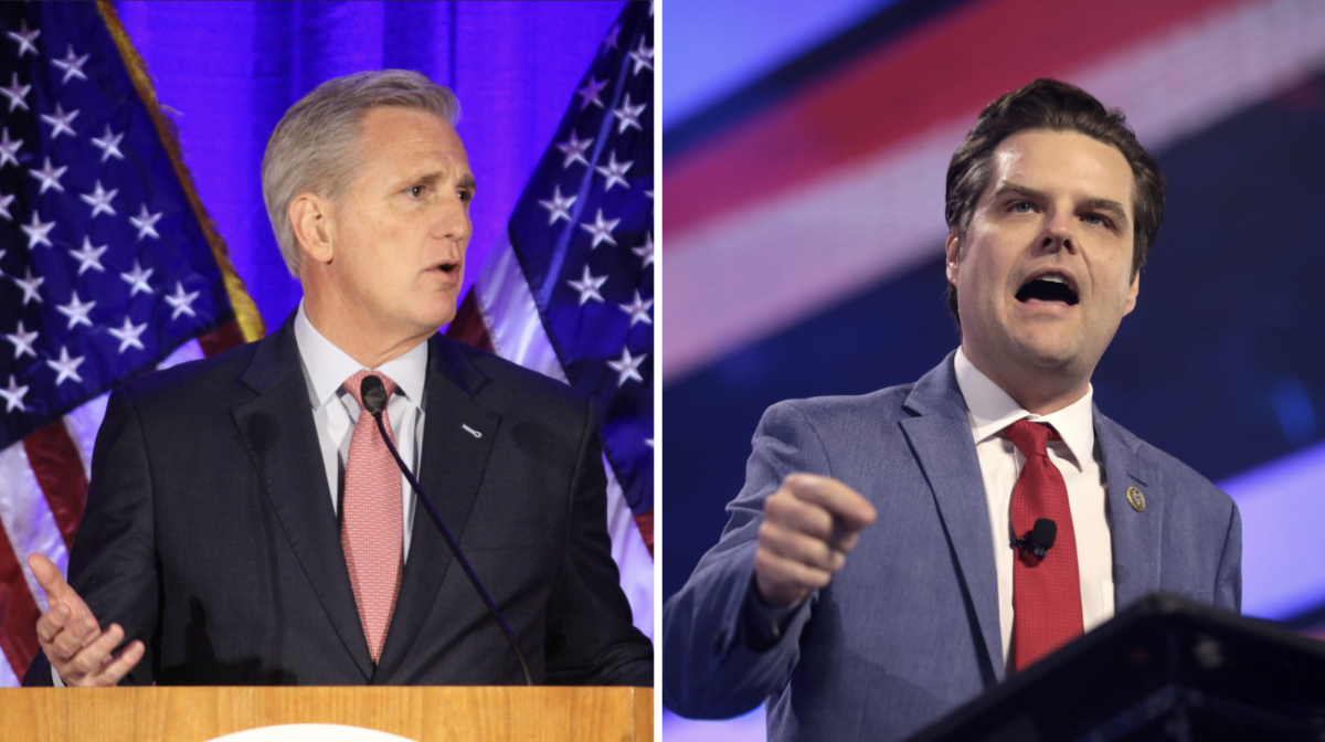 Kevin McCarthy is the first House Speaker to be ousted after Matt Gaetz
introduced a resolution to vote him out, and was backed by conservatives.