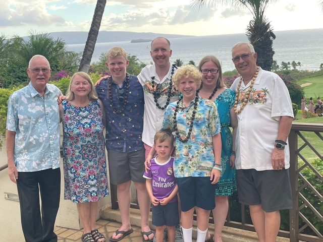 Ken Bianchi 68 and his family were in Maui shortly before the devastating fires. 