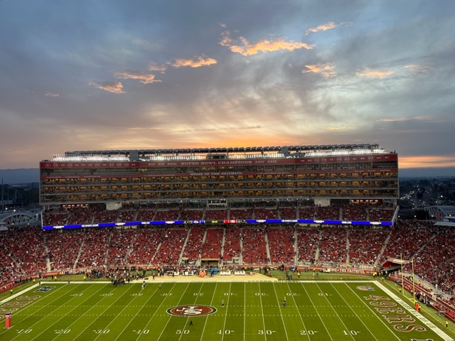 The 49ers will face the Detroit Lions at home in Levis Stadium on Jan. 28 in the NFL Conference Championship.