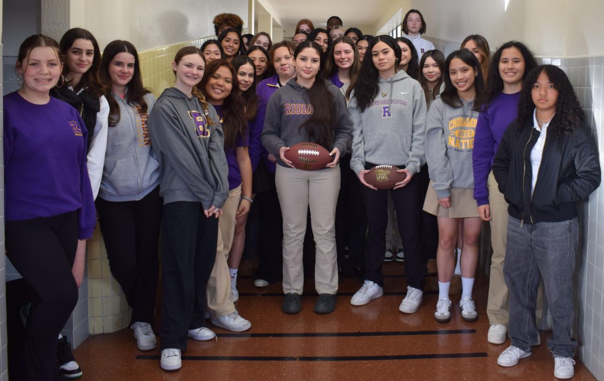 More than 40 girls attended a meeting about a new fall sport: flag football.