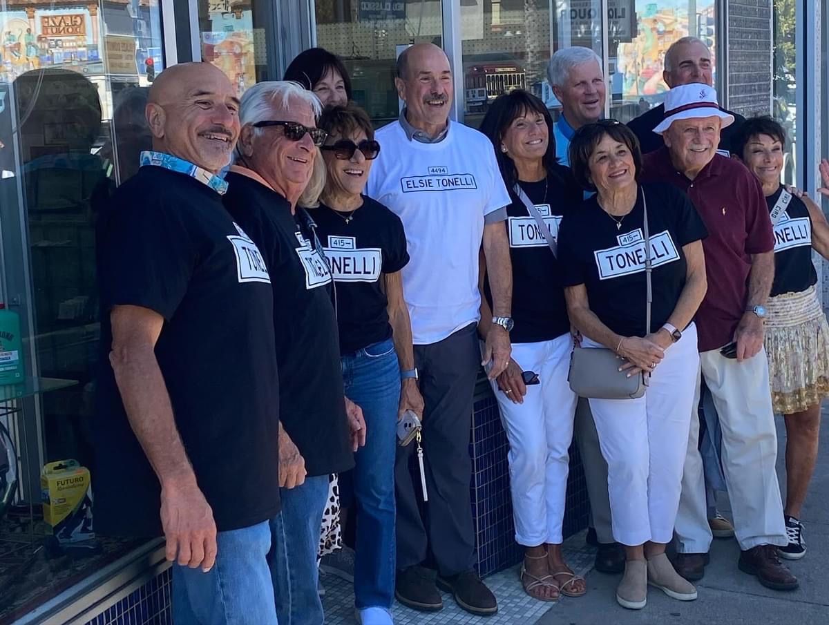 UPDATE! On Sept. 12, the San Francisco Board of Supervisors honored Elsie Tonelli with a commemorative street sign on Mission Street between Excelsior Avenue and Santa Rosa Avenue. Many of her family members, friends and members of the community were there to celebrate her legacy. 