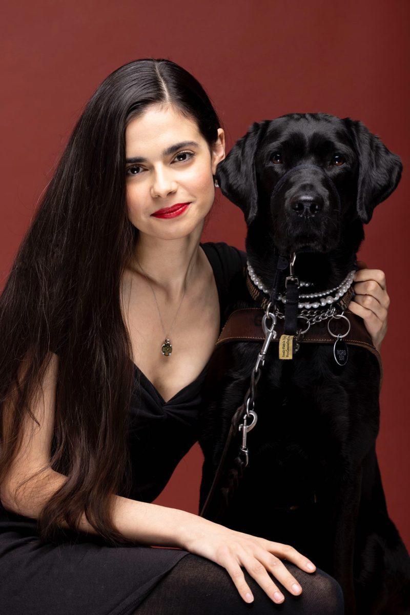 Actor Aria Mia Loberti, from Netflix’s award-winning series “All the Light We
Cannot See,” and her guide dog, Ingrid, made Hollywood history in 2024.
