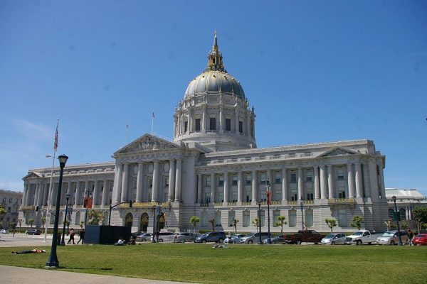 San Francisco's City Hall where the mayor's office is located.