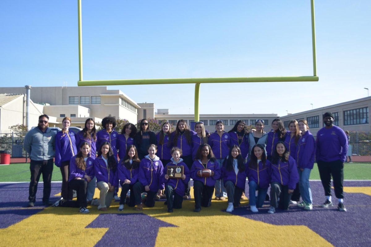 The flag football team went 22-2 overall, and undefeated in league play. They
won a WBAL championship, becoming the first girls sport to put up a banner.