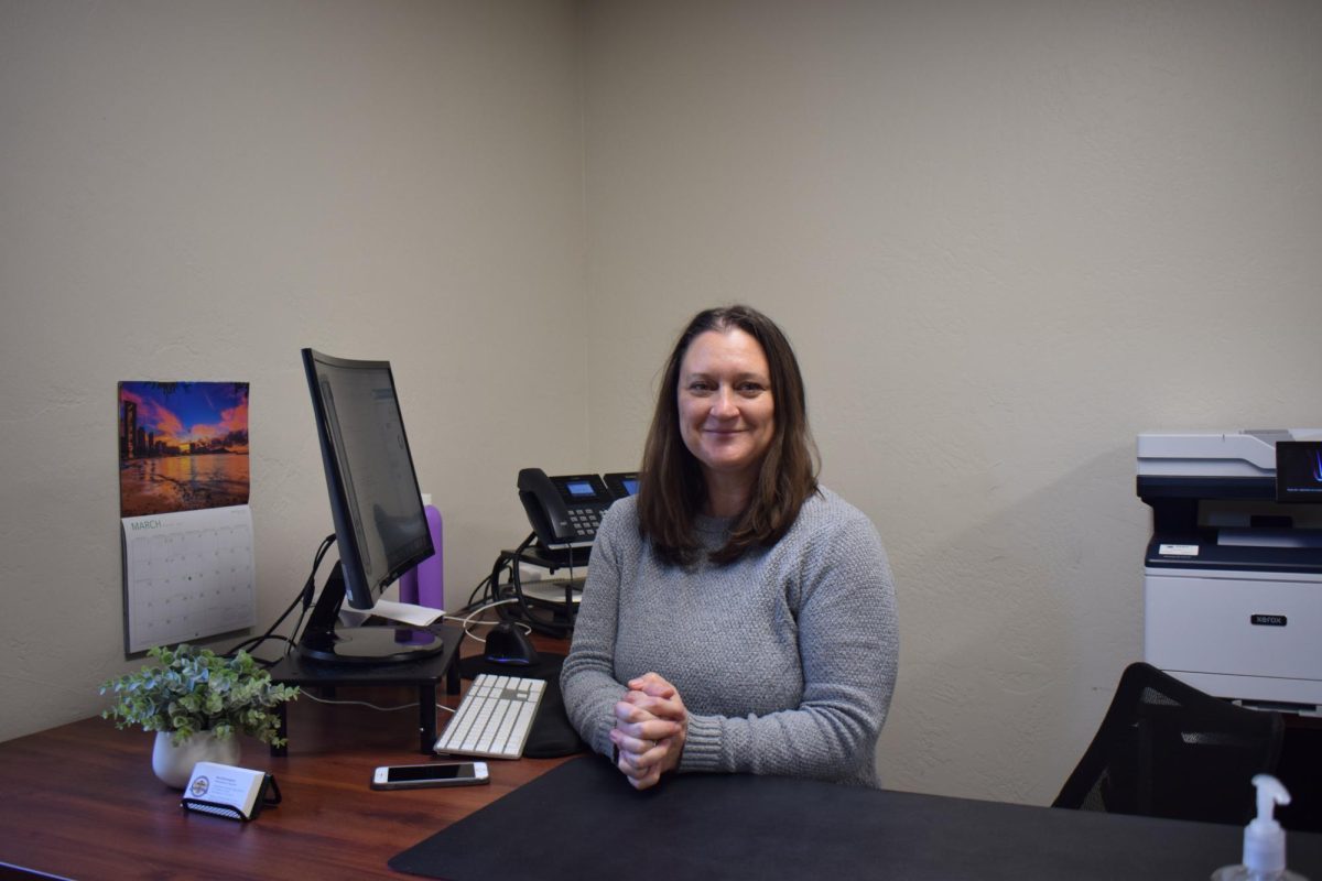Attendance Manager Nora Birmingham is always ready to help students.