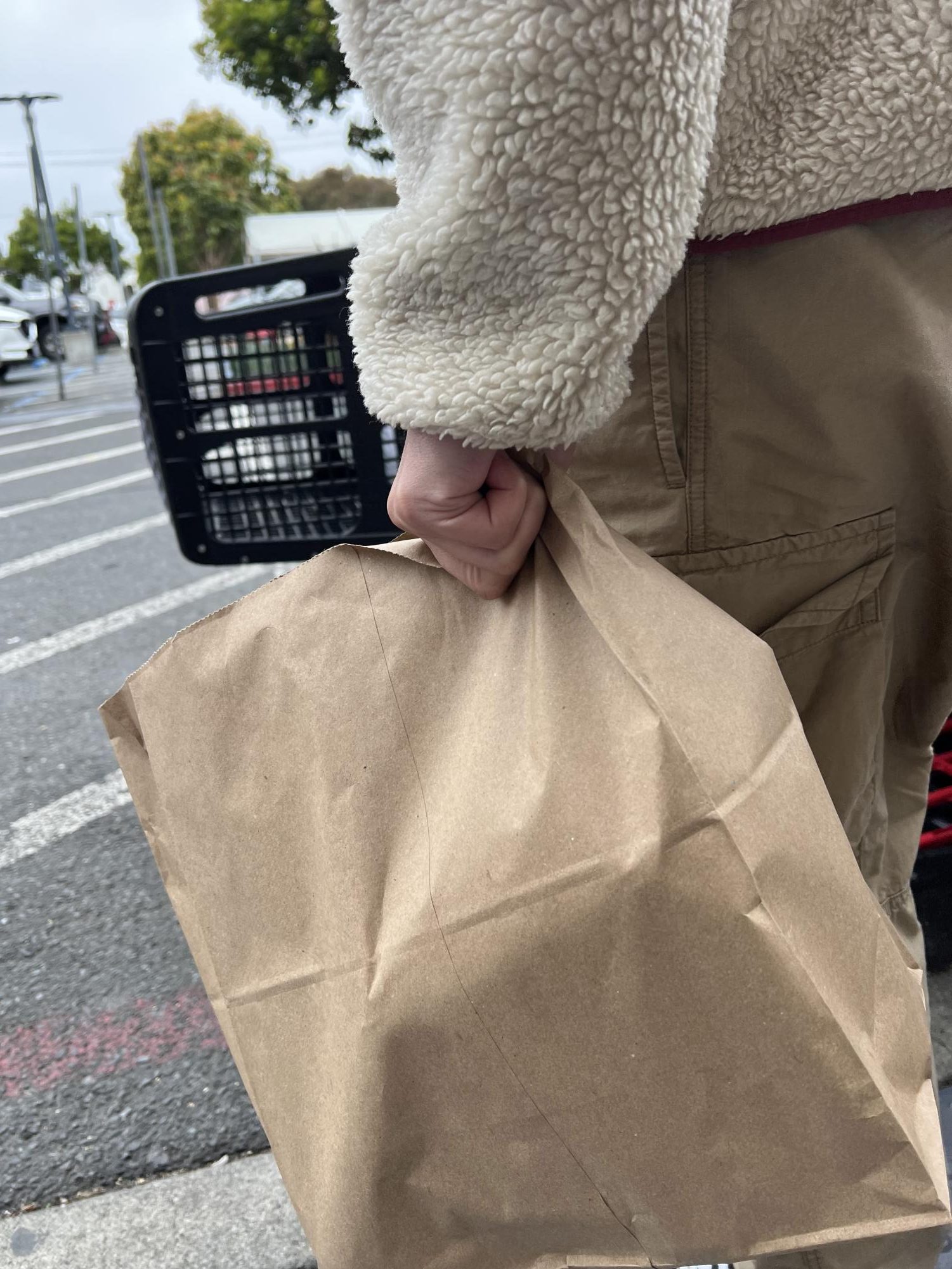Buyers struggle to carry large amounts of items during grocery shopping due
to some stores’ paper bags designed with no handles or weak materials.