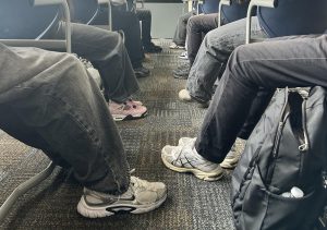 Students currently wear black pants to meet the school’s uniform requirements.