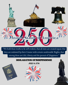 This July 4, Americans will celebrate the 250th birthday of the United States of America.
